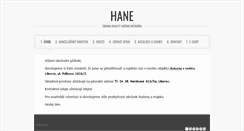 Desktop Screenshot of hane.cz